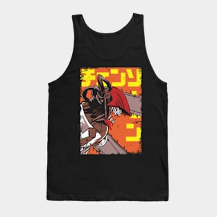 Denji Hunter denji Anime Fanart Tank Top